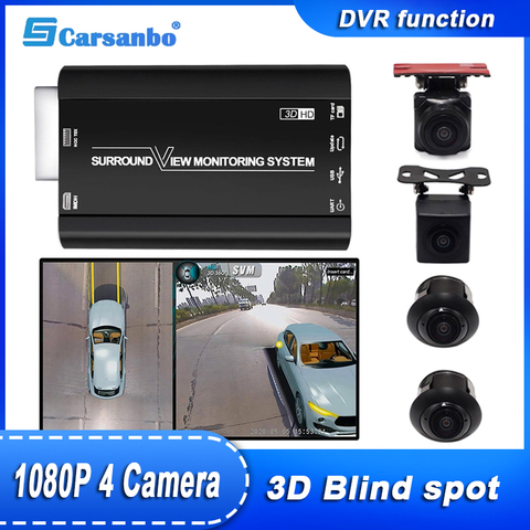 Nouveau système de vue d'oiseau 3D pour voiture, caméra de vue arrière 360 P 3D HD, Vision nocturne, caméra de vue avant, Surround View, DVR, 1080 ► Photo 1/6
