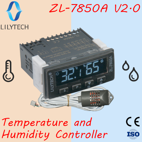 ZL-7850A ver 2.0, incubateur, dépôt de fromage ou de saucisse, contrôle de Sauna humide, régulateur de température d'humidité, Thermostat Hygrostat ► Photo 1/6