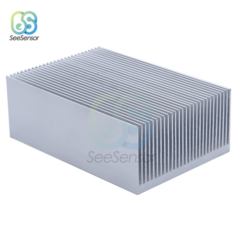 Radiateur électronique en aluminium 100x69x36mm, denture Dense, dissipateur thermique extrudé, système de refroidissement à eau pour ordinateur ► Photo 1/2