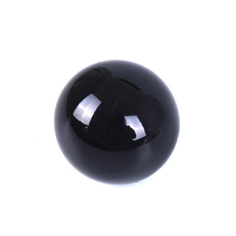 Boule de cristal asiatique Feng Shui, 30mm – 100mm, sphère d'obsidienne noire Rare, pierre de guérison, décoration ► Photo 1/4