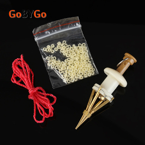 GoByGo 1 Pcs Portable De Pêche Appâts Léger Clip De Pêche Leurres Professionnel Earthworm Bloodworm Clip De Pêche S'attaquer Accessoires ► Photo 1/5