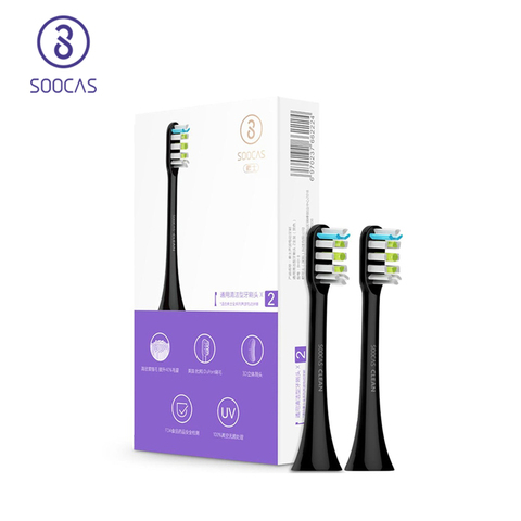 SOOCAS Original X3 X1 X5 têtes de brosse à dents de rechange SOOCARE X1 X3 brosse à dents électrique sonique tête buse Jets brosse à dents intelligente ► Photo 1/6