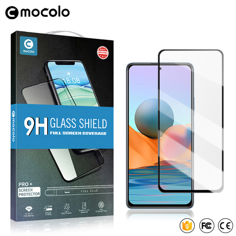 Mocolo – Film protecteur à couverture complète en verre trempé, 2,5d, 9H, pour Xiaomi Redmi Note 10 Pro Max 10s 2022 Note 10 10Pro s 64/128 GB ► Photo 1/6