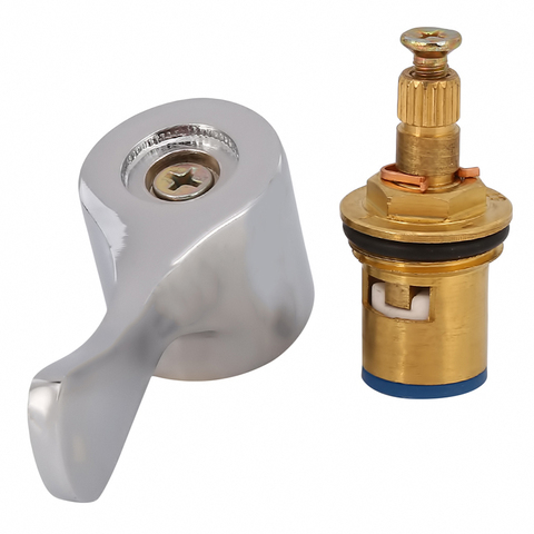 Kit de Conversion de têtes de levier de rechange pour robinet de cuisine, robinet de lavabo à 1/4 tours, poignée de raviver, accessoires, nouveau ► Photo 1/6