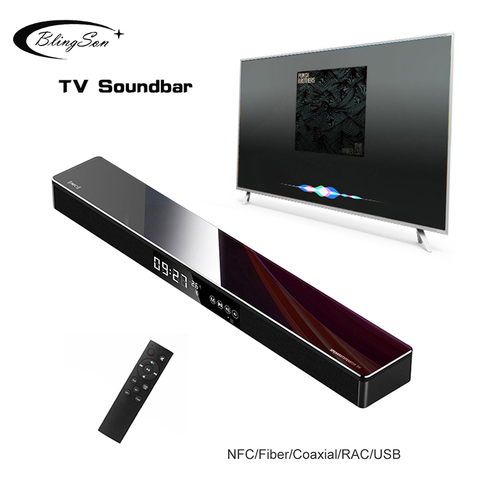 40W TV barre de son filaire et sans fil Bluetooth Home Surround barre de son pour PC théâtre 3D Surround DSP TV double haut-parleur Subwoofer ► Photo 1/6