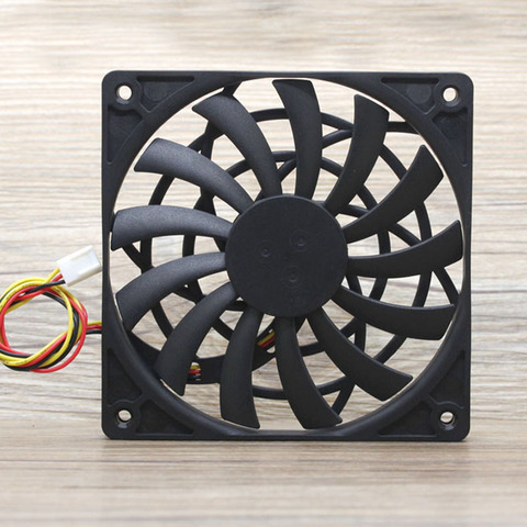 120mm 12V mince ventilateur de refroidissement 12mm 120X 12mm 0.19A, silencieux silencieux à faible bruit, pour PC ordinateur châssis Cpu ventilateur de refroidissement ► Photo 1/1