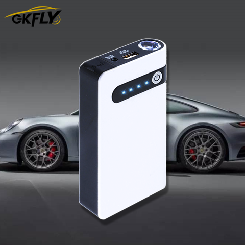 GKFLY 12V voiture saut démarreur dispositif de démarrage câbles 12000mAh Portable batterie externe chargeur de voiture pour voiture batterie Booster Buster ► Photo 1/6