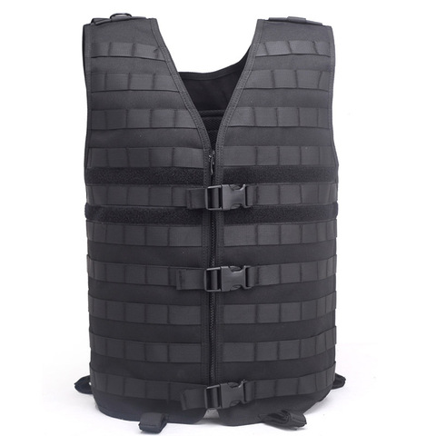 Gilet tactique militaire plaque d'assaut Molle transporteur Airsoft gilet réglable léger maille gilet Paintball CS équipement de chasse ► Photo 1/6