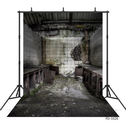 Chambre abandonnée ordinateur imprimé photographie arrière-plans Portrait fonds photographiques Photo Studio Photobooth appareil Photo ► Photo 1/6