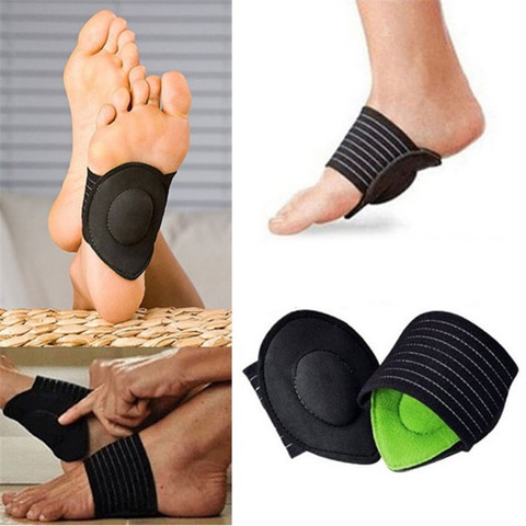 Semelles orthopédiques, 1 paire, coussin d'arc, Support d'arc, correcteur des pieds plats, semelles intérieures de pédicure, soins du pied ► Photo 1/5