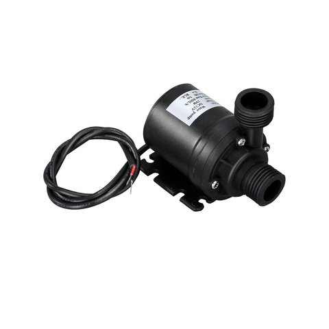 Mini professionnel Ultra silencieux DC 12V ascenseur 5M 800L/H moteur sans brosse pompe à eau Submersible multifonction pompe à eau filetée ► Photo 1/6