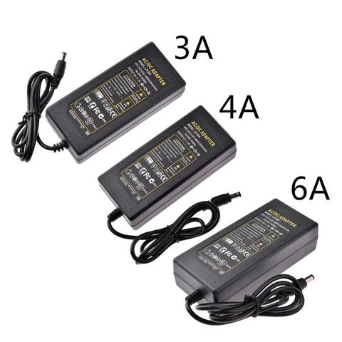 Adaptateur d'alimentation cc 12V 3A/4A/6A adaptateur chargeur LED d'éclairage ► Photo 1/6