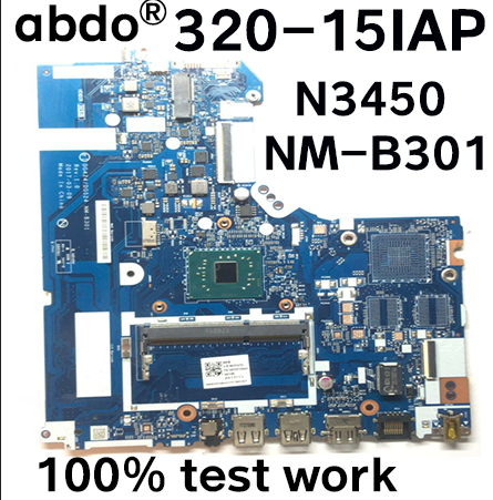 Carte mère pour Lenovo 320-15IAP DG424 DG524, processeur N3450 DDR3 NM-B301, 100% testé, livraison gratuite ► Photo 1/5