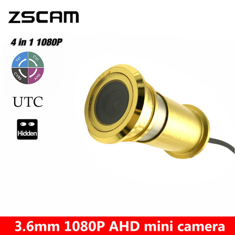 Mini caméra de vidéosurveillance intérieure 11080P, AHD/TVI/CVI/CVBS, vidéosurveillance couleur, puce sony323 ► Photo 1/5