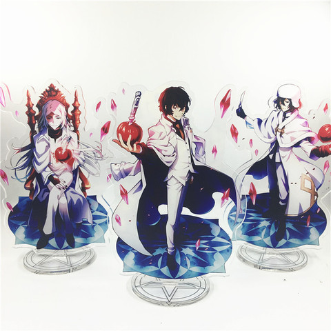 Bungou – figurines chiens errants Atsushi Nakajima Dazai Chuya Ryunosuke, support en acrylique, décoration de bureau, modèles de jouets, cadeaux ► Photo 1/6