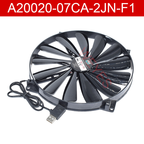 Ventilateur de refroidissement USB, original, nouveau, DC5V 0.30A 20cm 200*200*20MM ► Photo 1/2