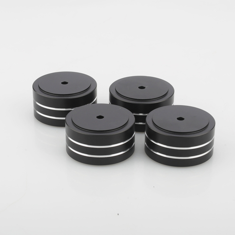 Coussinets isolants en aluminium pour haut-parleurs HiFi, 4 pièces, pour haut-parleurs Audio stéréo DAC, 40x20mm ► Photo 1/6