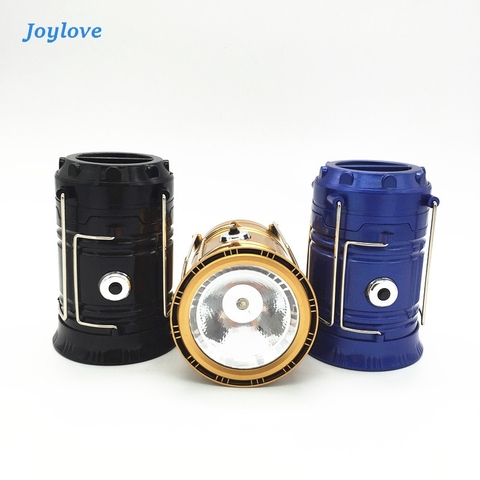 JOYLOVE lanterne LED Portable lumière de Camping Rechargeable Ultra lumineux main lampe de secours lanterne extérieure tente lumières lampe de poche ► Photo 1/6