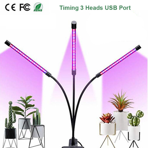 LED grandir lumière USB Phyto lampe spectre complet Fitolampy avec contrôle pour les plantes semis fleur intérieur Fitolamp cultiver boîte ► Photo 1/6