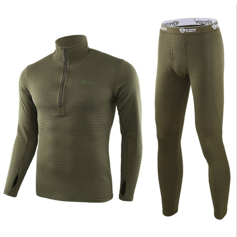 Sous-vêtements masculins en molleton de Compression, haut d'hiver qualité, nouveau, sous-vêtement thermique vêtements molletonnés à séchage rapide ► Photo 1/6