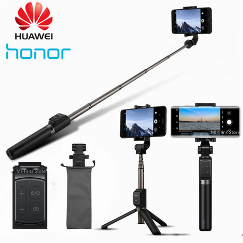 Original Huawei Honor AF15/Pro Bluetooth Selfie bâton trépied Portable sans fil contrôle monopode tenu dans la main pour iOS/Xiaomi téléphone ► Photo 1/6
