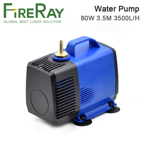 Fireray – pompe à eau Submersible 80W 3.5M 3500L/H IPX8 220V pour Machine de découpe et gravure Laser CO2 ► Photo 1/6