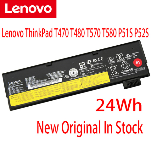 Lenovo 100% D'origine 01AV427 61 2060mAh Batterie D'ordinateur Portable Pour Lenovo ThinkPad T470 T480 T570 T580 P51S P52S 01AV423 SB10K97580 ► Photo 1/6