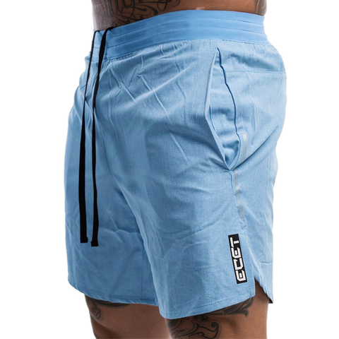 Shorts Fitness et musculation pour hommes, nouveau modèle, gymnase d'été pour hommes, vêtements de sport, respirants, à séchage rapide, pantalons courts de plage, survêtement ► Photo 1/6