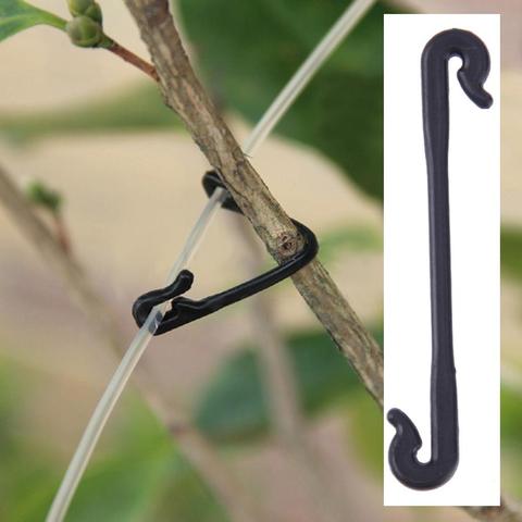 Clips de fixation pour vignes, 200 pièces, Clips de greffage pour plantes de jardin, Support de raisin, crochet à boucle fixe ► Photo 1/6