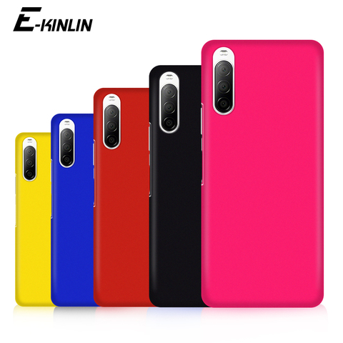 Coque de téléphone en plastique dur mat Ultra mince pour Sony Xperia 8 Lite 1 5 10 II Plus, étui arrière givré ► Photo 1/6