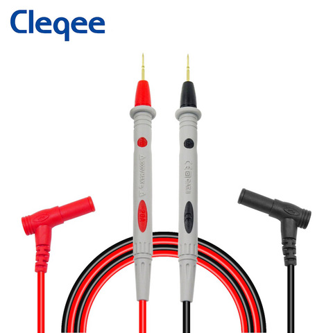 Cleqee – sondes multimètre P1502, avec aiguilles pointues, fils de Test universels pour multimètre numérique 1M, 2 pièces ► Photo 1/6