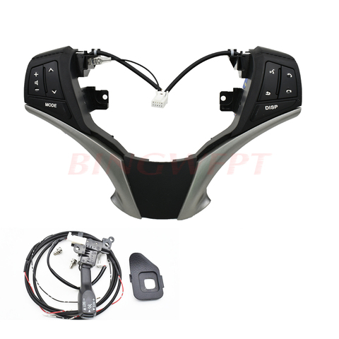 Interrupteur de commande combiné pour volant, multifonction, avec câbles, pour Toyota Yaris 13-15 Corolla RAV4 ► Photo 1/6