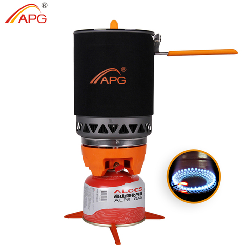 APG 1600ml Portable Camping cuisinière à gaz système de cuisson Butane Propane brûleurs ► Photo 1/6