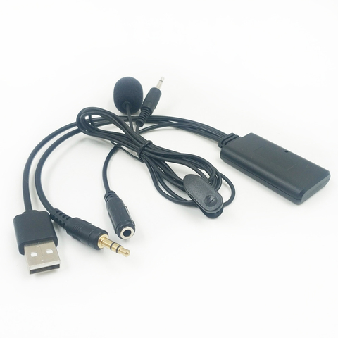 Biurlink-adaptateur de musique USB universel sans fil Bluetooth AUX, appels mains libres, pour Volkswagen, BMW, Toyota ► Photo 1/6