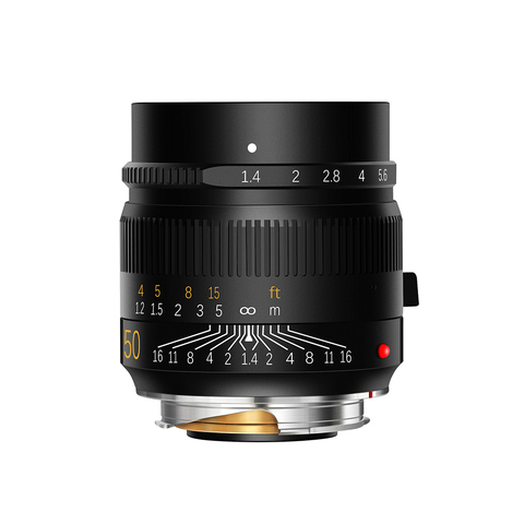 TTArtisan 50mm F1.4 ASPH plein cadre objectif de caméra à mise au point manuelle pour Leica m-mount caméras comme Leica M-M M240 M3 M6 M7 M8 M9 M9p ► Photo 1/5