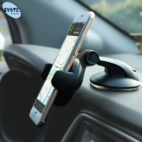 Support pour téléphone universel de Voiture Mobile pour téléphone dans le Support pour Voiture pare-brise Support de cellule Support Smartphone Voiture Suporte Porta celulaire ► Photo 1/6