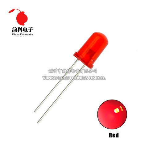 1000 pièces 5mm Diode LED F5 assortiment Kit blanc vert rouge bleu jaune Orange rose violet blanc chaud lumière à assembler soi-même Diode électroluminescente ► Photo 1/5