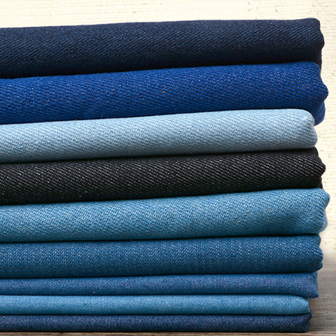 Tissu Denim 100% coton, Jeans, tissu de lavage, veste, chemises, robe, tissu Denim épais et fin d'été, bricolage, patchwork, quilting, couture ► Photo 1/6