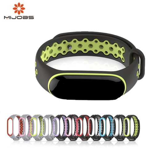 Sport Mi bande 3 sangle Bracelet pour Xiaomi mi bande 3 sport bracelet en Silicone pour xiaomi Mi bande 3 band3 Bracelet de montre intelligente ► Photo 1/6