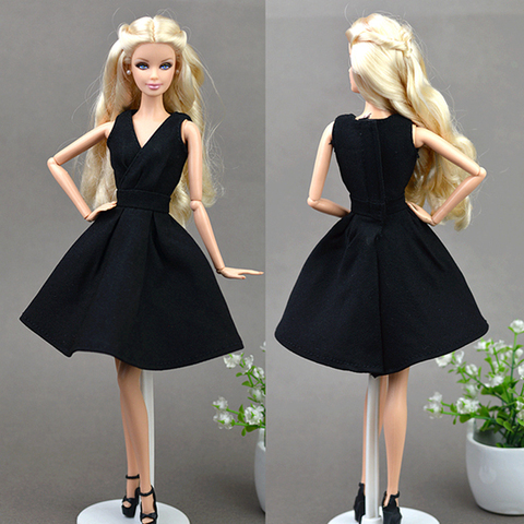 Robe de soirée pour poupées Barbie, tenue classique pour poupées, accessoires pour filles, cadeau, BJD, 1/6 ► Photo 1/6