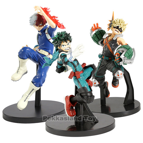 Figurine My Hero Academia les héros incroyables Vol.1 ~ 3, modèle de jouet à collectionner, Izuku Midoriya Bakugou Katsuki Todoroki Shoto en PVC ► Photo 1/6