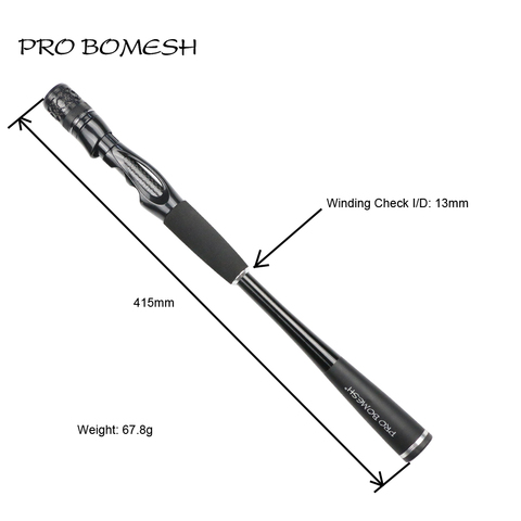 Pro bomax – Tube de poignée conique en carbone, Section bout à bout, composant de construction de tige de filature, réparation de tige de poignée, accessoire vierge de bricolage 1 ensemble ► Photo 1/6