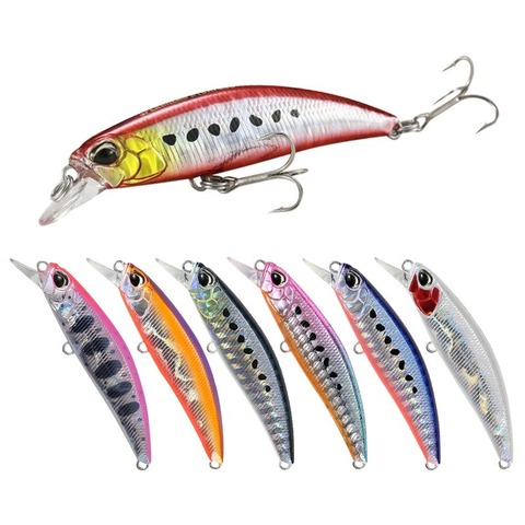 1 pièces leurre de pêche au méné 6.5g 60mm Jerkbait Wobblers appâts Hardbait Minnow japon Camping leurre de pêche en plein air pour la pêche ► Photo 1/6