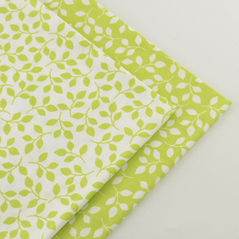 Tecido tida tissu de couture | Tissu en coton vert de 40cm x 50cm, tissu à quilter, bon marché, tecidos para roupa ► Photo 1/4