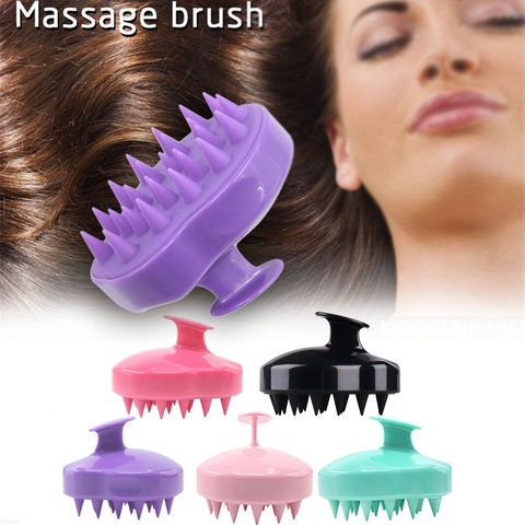 Siliscrub-the Original Silicone shampooing brosse cheveux masseurs expédition rapide ► Photo 1/6