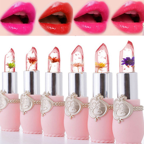 Rouge à lèvres Transparent hydratant et hydratant, couleur changeante selon la température, avec gelée, baume de maquillage, outil de maquillage, cosmétique ► Photo 1/6