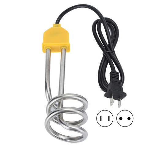 Chauffe-eau électrique instantané 1500W, par Immersion, pour la maison ou la salle de bain, chauffage immédiat de l'eau, pour les voyages ► Photo 1/6