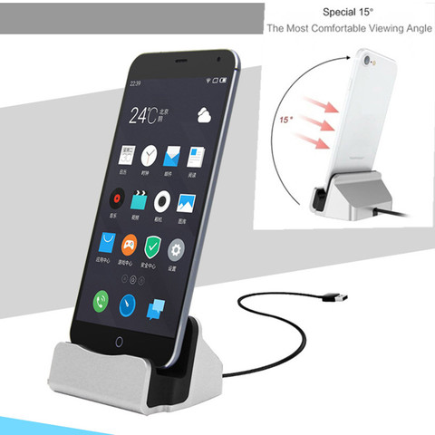Oukitel – Station d'accueil pour Redmi Note 4X, 4, 5, 7, Type C, chargeur de bureau, avec synchronisation de données, pour Honor 9X, nouveau ► Photo 1/6