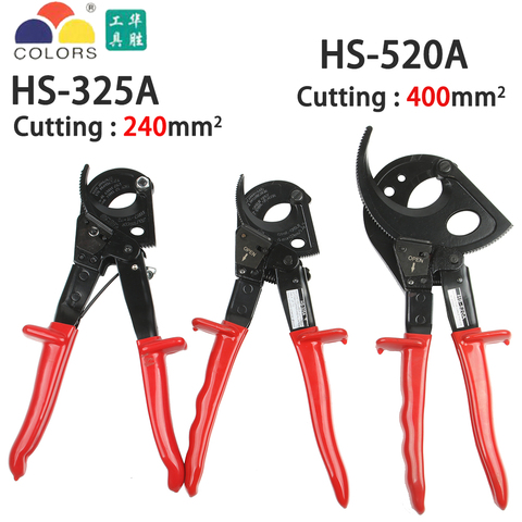 HS-325A 240mm HS325A main cliquet câble Cutter pince cliquet fil Cutter pince outil à main main pince pour grand câble ► Photo 1/6