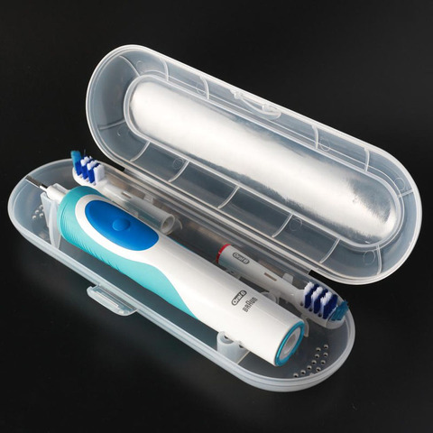 Boîte de rangement de brosse à dents, étui Portable pour brosse à dents électrique Oral B voyage randonnée en plein air Camping boîte uniquement ► Photo 1/6